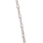 Fancy Round Diamond Bracelet in 14kt White Gold 