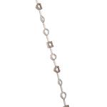 Fancy Shapes Diamond Bracelet in 14kt White Gold