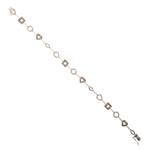 Fancy Shapes Diamond Bracelet in 14kt White Gold