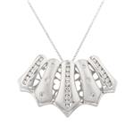 Forever Diamonds Fancy Slider Pendant in 14kt White Gold