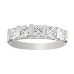 Forever Diamonds Five Stone Diamond Band in Platinum