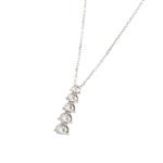 Diamond "Journey" Pendant in 14kt White Gold