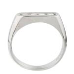 Four Stone Diamond Wedding Band in 14kt White Gold 