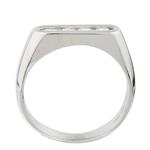 Four Stone Diamond Wedding Band in 14kt White Gold 