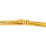 FoxTail Diamond Necklace in 14kt Gold