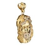 Head Of Jesus Pendant in 10kt Gold