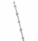 Hearts and Stars Diamond Bracelet in 14kt White Gold