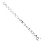 Infinity Diamond Bracelet in 14kt White Gold