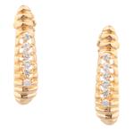 Diamond Journey Earrings in 14kt Gold