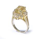 Yellow Sapphire Gemstone Ring in 14kt Gold