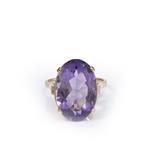 Amethyst Gemstone Ring in 14kt Gold 