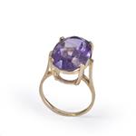 Amethyst Gemstone Ring in 14kt Gold 