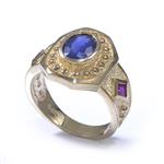  Natural Gemstone Ring in 14kt Gold 