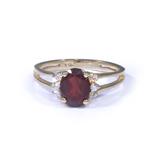 Ruby and Diamond Ring in 14kt Gold