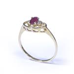 Ruby Ring in 10kt Gold 