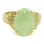 Jade Ring in 14kt Gold