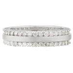 Parallel Diamond Eternity Band in 14kt White Gold