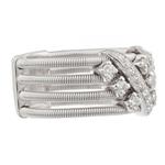 Parallel Diamond Ring in 14kt White Gold