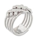 Parallel Diamond Ring in 14kt White Gold