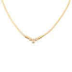 Forever Diamonds Pear Shaped DIamond Necklace in 14kt Gold