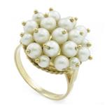 Pearl Cluster Ring in 14kt Gold