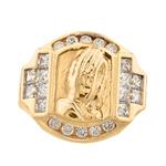 Forever Diamonds Praying Hands Ring in 10kt Gold