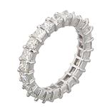 Princess Cut Diamond Eternity Band in 14kt White Gold