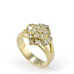 Diamond Blossom Ring in 14kt Gold