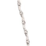 Round Diamond Bracelet in 14kt White Gold