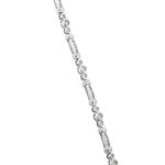 Round Diamond Bracelet in 14kt White Gold