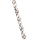 Round Diamond Bracelet in 14kt White Gold