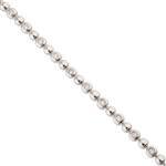 Round Diamond Bracelet in 14kt White Gold