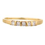 Round Diamond Bridal Engagement Set in 14kt Gold