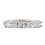 Round Diamond Bridal Engagement Set in 14kt White Gold