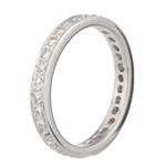 Round Cut Diamond Eternity Band in 18kt White Gold