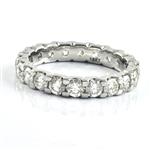 2.38CT Diamond Eternity Band in 18kt White Gold 