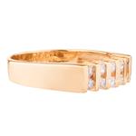 Round Diamond Ring in 14kt Gold