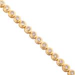 Round Diamond Tennis Bracelet in 14kt Gold 