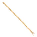 Round Diamond Tennis Bracelet in 14kt Gold 