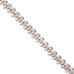 Round Diamond Tennis Bracelet in 14kt White Gold