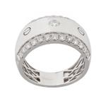 Round Diamond Wedding Band in 14kt White Gold