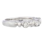 Round Diamond Wedding Band in 14kt White Gold