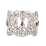 Forever Diamonds Ruby and Diamond Eternity Band