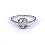 Forever Diamonds Solitaire Diamond Promise Ring in 10kt White Gold