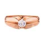 Solitaire Diamond Ring in 14kt Rose Gold