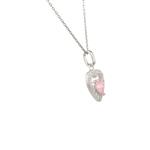 Sterling Silver Gemstone Heart Pendant