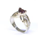 0.20ct TDW. Gemstone Diamond Ring in 14kt Gold