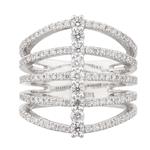 Forever Diamonds Unique Diamond Ring in 14kt White Gold