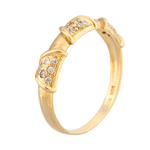 Unqiue Diamond Wedding Band in 14kt Gold