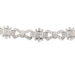 Vintage Diamond Necklace in 18kt White Gold